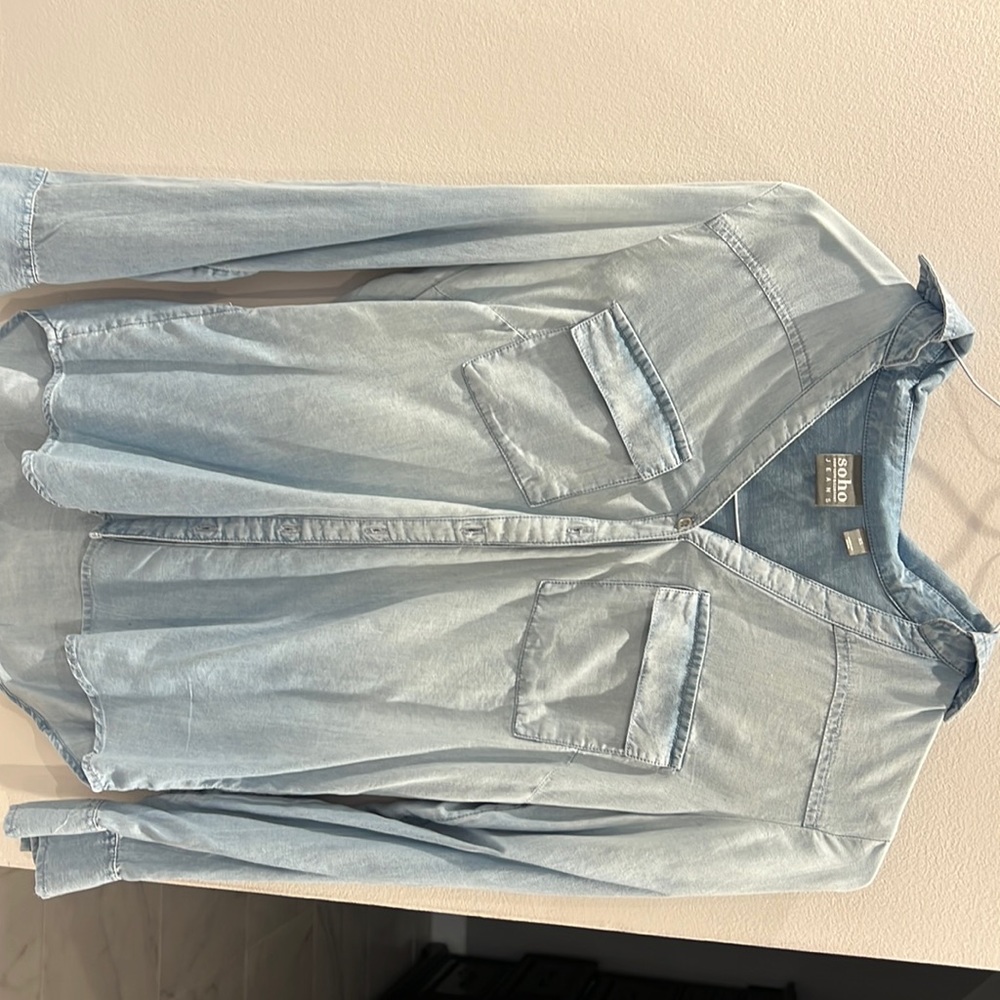 Chambray button down